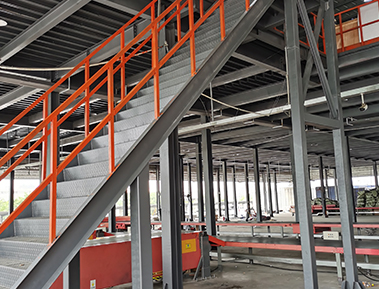 钢结构施工现场