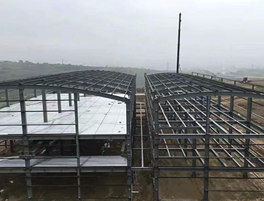 钢结构施工现场