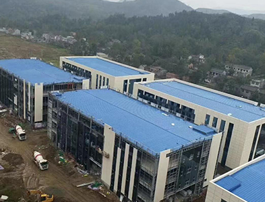 钢结构施工现场