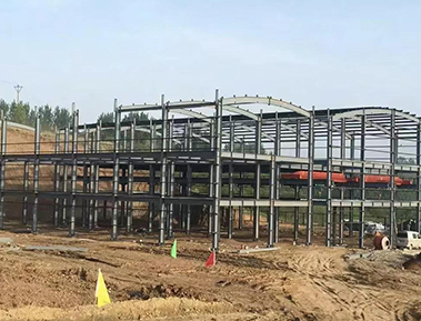 钢结构施工现场