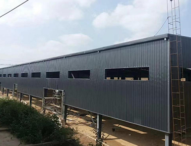 钢结构施工现场