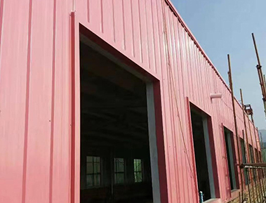 钢结构施工现场