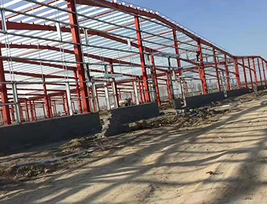 钢结构施工现场